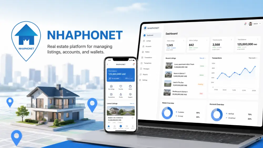 Nhaphonet.vn — Real Estate Management Platform